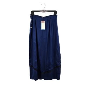 Cynthia Ashby Women's Button Side Maxi Skirt - M